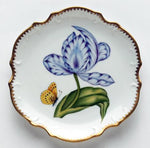 Anna Weatherley Old Master Tulips Bread and Butter Plate Purple and Blue