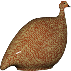 Guinea Hen- Red Speckled Yellow