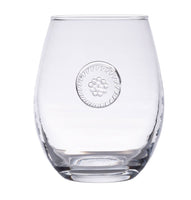 Juliska Berry & Thread Glassware Stemless White Wine Clear