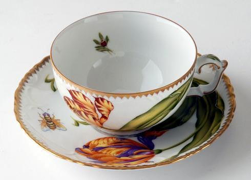 Anna Weatherley Old Master Tulips Tea Cup & Saucer